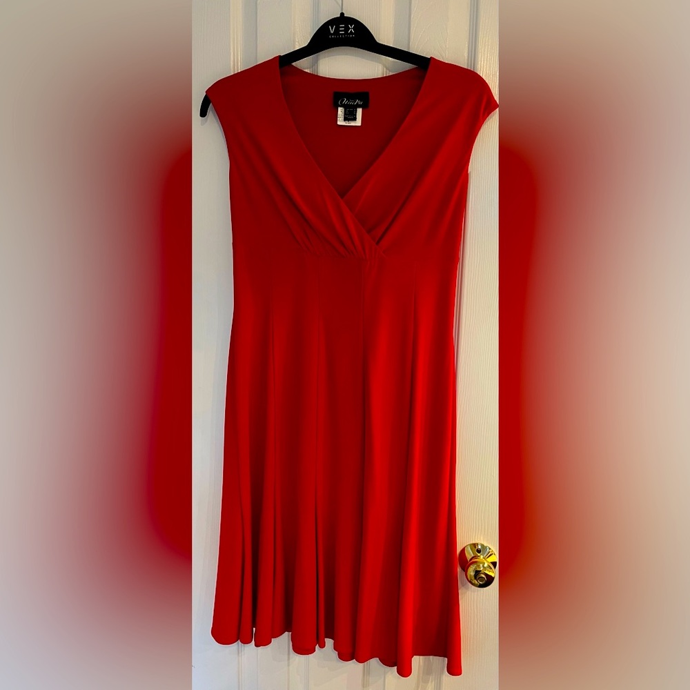 Nueva red sleeveless dress size 8